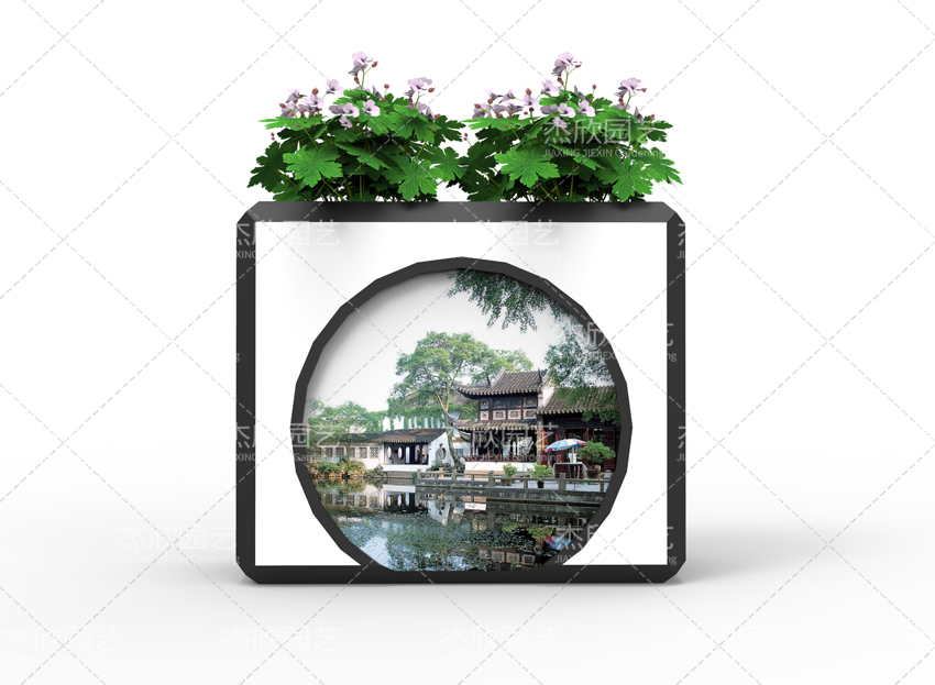 古鎮(zhèn)花箱布置，怎么做？